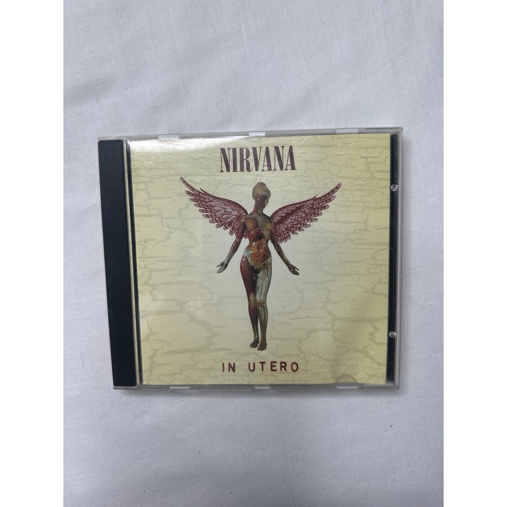 NIRVANA in Utero 1993 CD With Insert Grunge